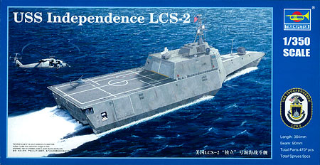 【クリックで詳細表示】1/350 アメリカ海軍 LCS-2 インディペンデンス プラモデル(再販)[トランペッターモデル]《在庫切れ》