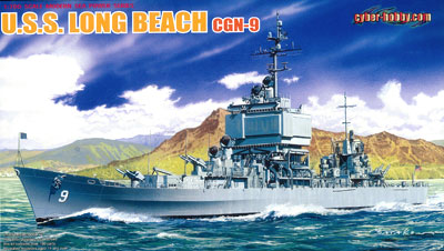 【クリックで詳細表示】サイバーホビー プラモデル 1/700 アメリカ海軍 U.S.S.ロングビーチ CGN9[プラッツ]《取り寄せ※暫定》