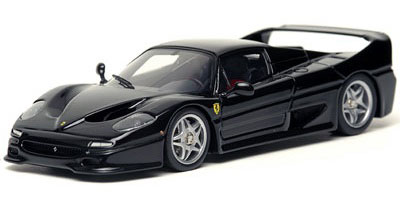 【クリックで詳細表示】ハンドメイドモデルカー 1/43 ブラック フェラーリ F50 ストリート 1995[アイドロン]《在庫切れ》