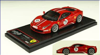 【クリックでお店のこの商品のページへ】BBR レジン 1/43 フェラーリ 458 チャレンジ 2010 ローンチバージョン No.5[BBR]《在庫切れ》