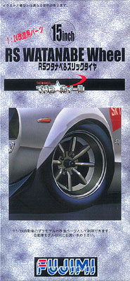 【クリックで詳細表示】プラモデル THE★ホイールシリーズ No.63 1/24 スリックタイヤ＆ワタナベホイールセット[フジミ模型]《取り寄せ※暫定》