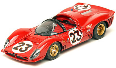 【クリックで詳細表示】ハンドメイドモデルカー 1/43 フェラーリ 330 P4 スパイダー ＂S.E.F.A.C.＂ デイトナ24h 1967 ウィナー[メイクアップ]《在庫切れ》No.23