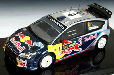 【クリックで詳細表示】ダイキャスト完成品 1/43 シトロエン C4 2010年 WRC ラリー・スウェーデン No.8[イクソモデル]《取り寄せ※暫定》