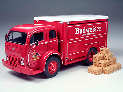 【クリックで詳細表示】ダンバリンミント 完成品 1955年 バドワイザー・デリバリー・トラック[タミヤ]《在庫切れ》