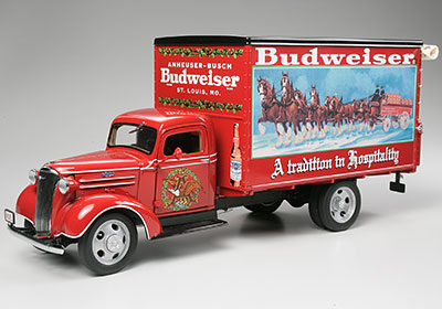 【クリックで詳細表示】ダンバリンミント 完成品 バドワイザークリスマストラック(1930年代)[タミヤ]《発売済・取り寄せ※暫定》