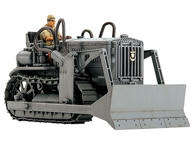 【クリックで詳細表示】完成品 1/48 日本海軍 コマツ G40 ブルドーザー[タミヤ]《在庫切れ》