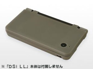 【クリックで詳細表示】DSi LL用 シリコンケース シックブラウン[デイテル・ジャパン]《在庫切れ》