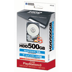 【クリックでお店のこの商品のページへ】PS3用 ハードディスクドライブ【500GB】[ホリ]《在庫切れ》