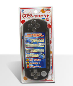 【クリックでお店のこの商品のページへ】PSP-2000用 シリコンプロテクト(クリアスモーク)[ユニオンテクノス]《在庫切れ》