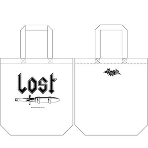 【クリックで詳細表示】咎狗の血 トートバッグ LOST柄/ホワイト[ACG]《在庫切れ》