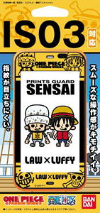 【クリックで詳細表示】プリントガードSENSAI IS03 ワンピース×パンソンワークス03 IS03ロー×ルフィ[ハセ・プロ]《在庫切れ》