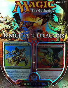 【クリックでお店のこの商品のページへ】マジック：ザ・ギャザリング デュエルデッキ ナイトvs.ドラゴン 英語版(構築デッキセット)[Wizards of the Coast]《在庫切れ》Magic： the Gathering Duel Decks - KNIGHTS vs. DRAGONS
