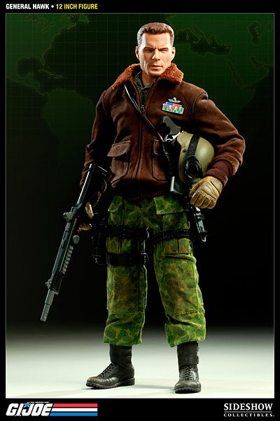 【クリックで詳細表示】G.I.ジョー 12インチアクションフィギュア 総司令官 ホーク 単品[サイドショウ]《在庫切れ》G.I.JOE - 12 Inch Action Figures： General Hawk