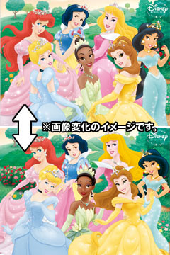 【クリックで詳細表示】ジグソー ディズニー 3Dマジック すてきなプリンセス/レンチキュラー 48ピース(DL-48-658)[テンヨー]《取り寄せ※暫定》