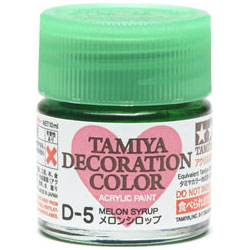 【クリックで詳細表示】タミヤ デコレーションシリーズ デコレーションカラー スタートセット D-5 メロンシロップ[タミヤ]《発売済・在庫品》
