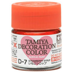 【クリックで詳細表示】タミヤ デコレーションシリーズ デコレーションカラー スタートセット D-7 いちごシロップ[タミヤ]《発売済・在庫品》