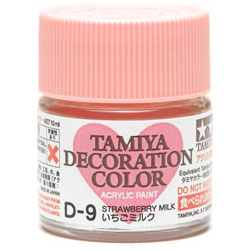 【クリックで詳細表示】タミヤ デコレーションシリーズ デコレーションカラー スタートセット D-9 いちごミルク[タミヤ]《発売済・在庫品》