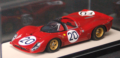 【クリックで詳細表示】アイドロン ハンドメイドモデルカー 1/43 フェラーリ 330 P4 スパイダー ＂S.E.F.A.C.＂ ル・マン24h 1967 No.20[メイクアップ]《取り寄せ※暫定》