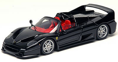 【クリックで詳細表示】ハンドメイドモデルカー 1/43 フェラーリ F50 バルケッタ 1995 ブラック[アイドロン]《在庫切れ》