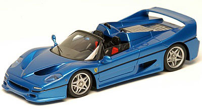 【クリックで詳細表示】ハンドメイドモデルカー 1/43 フェラーリ F50 バルケッタ 1995 ライトメタリックブルー[アイドロン]《在庫切れ》