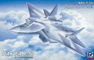 【クリックでお店のこの商品のページへ】プラモデル SNシリーズ 1/144 ロシア空軍 試作戦闘機 PAK FA T-50[ピットロード]《在庫切れ》