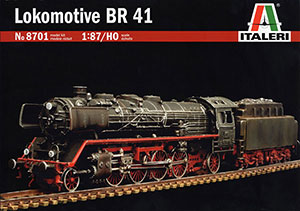 【クリックで詳細表示】イタレリ プラモデル トレインシリーズ 8701 1/87 BR41 蒸気機関車[タミヤ]《取り寄せ※暫定》