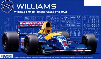 【クリックで詳細表示】プラモデル グランプリシリーズ SP13 1/20 FW14BイギリスGP スケルトンボディ仕様[フジミ模型]《取り寄せ※暫定》