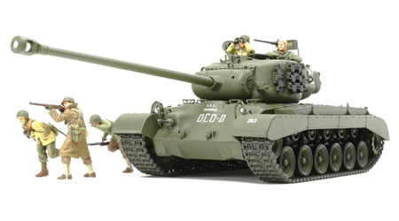 【クリックで詳細表示】プラモデル 1/35 アメリカ戦車 スーパーパーシング T26E4[タミヤ]《取り寄せ※暫定》