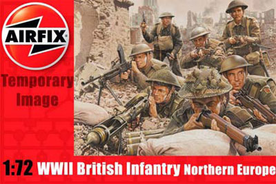 【クリックで詳細表示】エアフィックス プラモデル 1/72 イギリス軍歩兵セット(北ヨーロッパ戦線)[GSIクレオス]《在庫切れ》