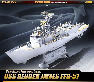 【クリックで詳細表示】プラモデル 1/350 USS ルーベンジェームス FFG-57 限定版[GSIクレオス]《在庫切れ》