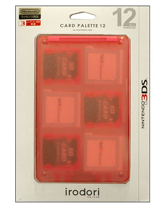 【クリックでお店のこの商品のページへ】ニンテンドー3DS専用 カードパレット12 ピンク[キーズファクトリー]《在庫切れ》
