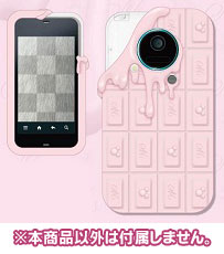 【クリックで詳細表示】ディズニー MobiMore.(モビモア) チョコレートシリコンケース for IS03 ストロベリーチョコレート[タカラトミーアーツ]《在庫切れ》