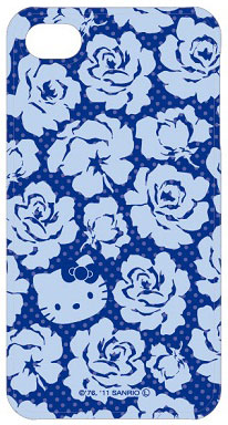 【クリックで詳細表示】ハローキティ＆ピンクハウス iPhone4専用 キャラクタージャケット ブルー(SANPK-01C)[グルマンディーズ]《在庫切れ》