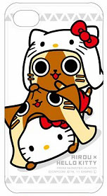 【クリックで詳細表示】アイルー×ハローキティ iPhone4専用 キャラクタージャケット Bタイプ(SANAR-03B)[グルマンディーズ]《在庫切れ》