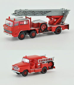 【クリックで詳細表示】ザ・トラックコレクション 2台セットC 消防車[トミーテック]《在庫切れ》