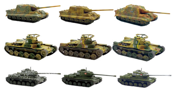 【クリックで詳細表示】バトルタンクキットコレクション Vol.2 BOX(食玩)[エフトイズ・コンフェクト]《在庫切れ》1/144scale Battle Tank Kit Collection Vol.2