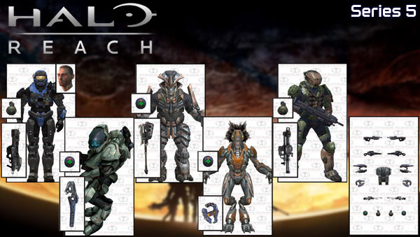 【クリックで詳細表示】Halo：Reach(ヘイロー リーチ) アクションフィギュア シリーズ5 アソート カートン(同梱不可品)[マクファーレントイズ]《取り寄せ※暫定》McFarlane Toys - Halo Reach - Action Figure Series 5 (Assortment)