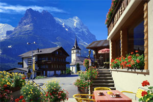 【クリックでお店のこの商品のページへ】ジグソー 脳力診断パズル：世界の風景 美しきアルプスの村-スイス 1000ピース(59-503)[エポック]《在庫切れ》