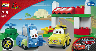 【クリックで詳細表示】レゴ デュプロ カーズ 5818 ルイジとグイド[レゴジャパン]《在庫切れ》