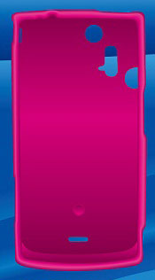 【クリックで詳細表示】フィッツガジェット Xperia acro専用 シェルカバー ピンク(XAC-07PK)[グルマンディーズ]《在庫切れ》