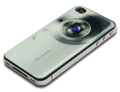 【クリックで詳細表示】ピタットフォン for iPhone4 デジタルカメラ(シルバー)単品[ブリスターダイレクト]《発売済・取り寄せ※暫定》