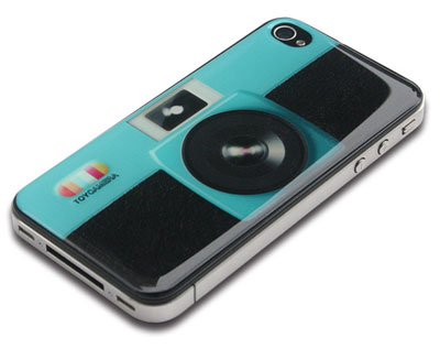 【クリックで詳細表示】ピタットフォン for iPhone4 トイカメラ(ブルー)単品[ブリスターダイレクト]《発売済・取り寄せ※暫定》
