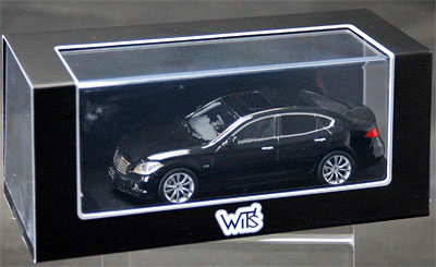 【クリックで詳細表示】WIT’S 完成レジンモデル 1/43 日産 FUGA 370GT 2010年モデル スーパーブラック[マイルストーン]《在庫切れ》