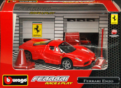 【クリックで詳細表示】ブラゴ ミニカー 1/43 エンツォ フェラーリ(レッド)[京商]《在庫切れ》