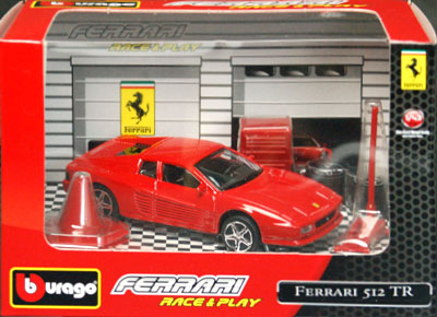 【クリックで詳細表示】ブラゴ ミニカー 1/43 フェラーリ 512TR(レッド)[京商]《在庫切れ》