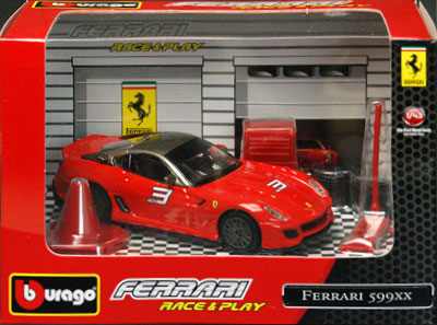 【クリックで詳細表示】ブラゴ ミニカー 1/43 フェラーリ 599 xx(レッド)[京商]《取り寄せ※暫定》