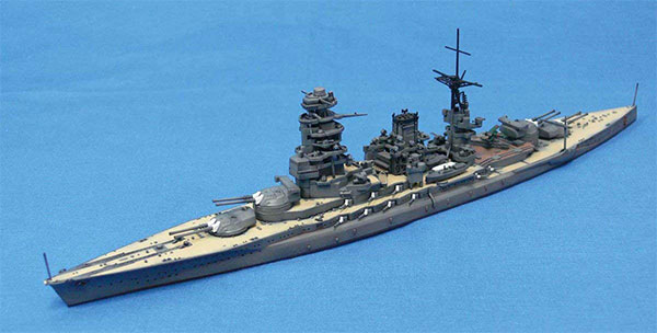 【クリックで詳細表示】プラモデル ウォーターライン No.123 1/700 日本海軍戦艦 長門 1942 リテイク[アオシマ]《発売済・取り寄せ※暫定》