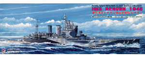 【クリックで詳細表示】1/700 スカイウェーブシリーズ 英国海軍巡洋戦艦 レナウン 1945(最終改装時) プラモデル[ピットロード]《取り寄せ※暫定》