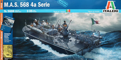 【クリックでお店のこの商品のページへ】イタレリ プラモデル 1/35 イタリア海軍魚雷艇MAS 500級＆クルー6体(エッチングパーツ/資料写真集付)[タミヤ]《発売済・取り寄せ※暫定》