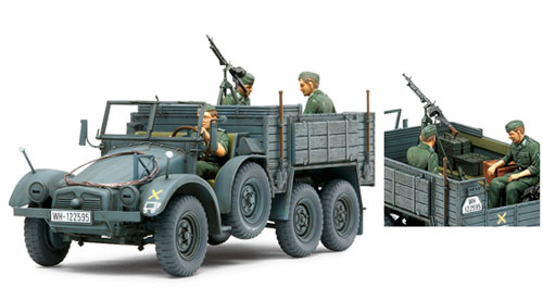 【クリックで詳細表示】プラモデル MMシリーズ 1/35 ドイツ クルップ プロッツェ Kfz.70 兵員輸送車[タミヤ]《取り寄せ※暫定》